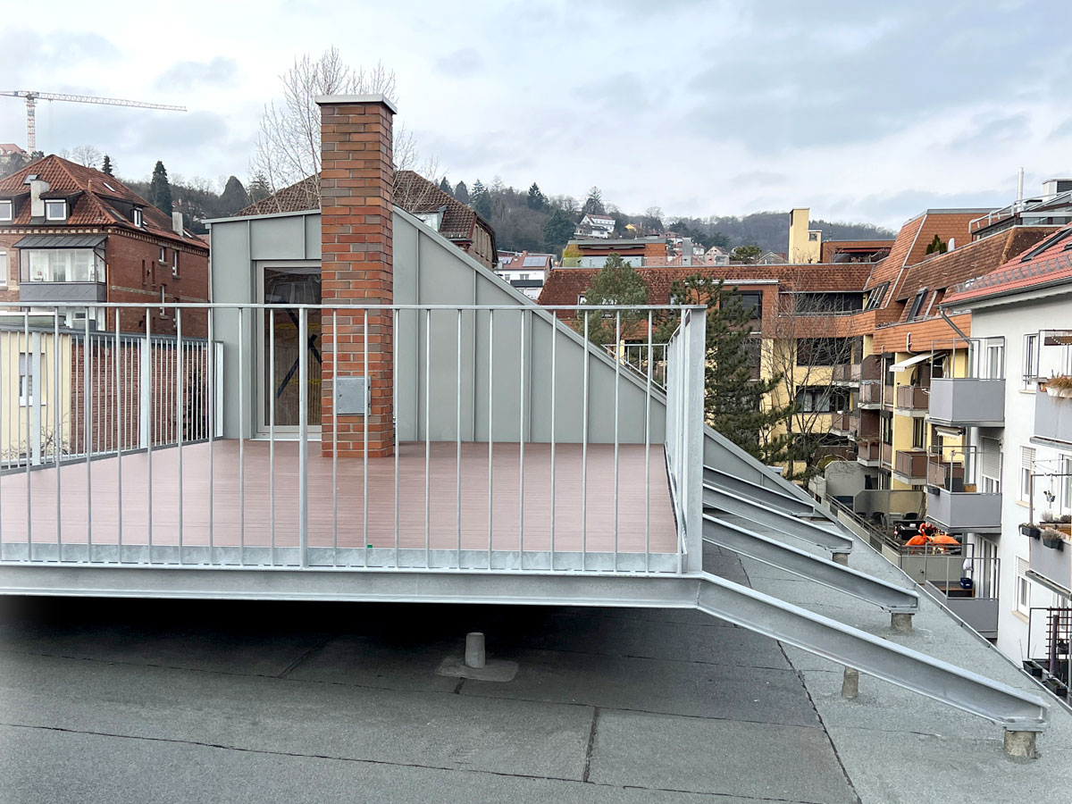 A74A-Terrasse-Konstruktion